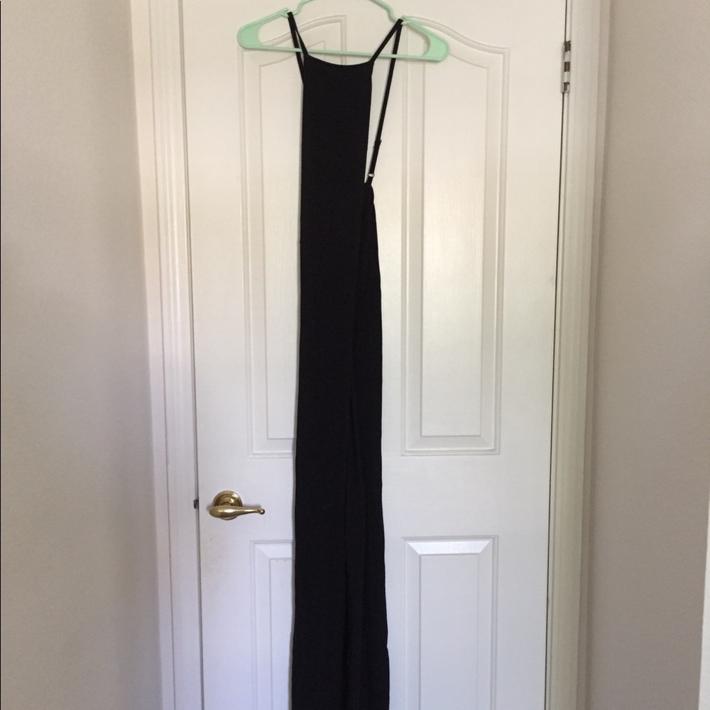 Long black sundress!